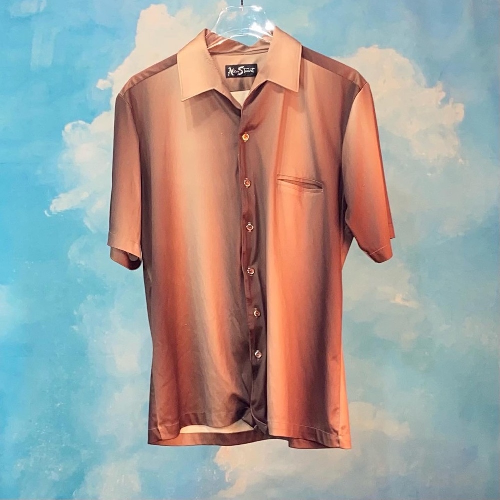 Alan Stuart Short Sleeve Button Up - Size Large - image 1